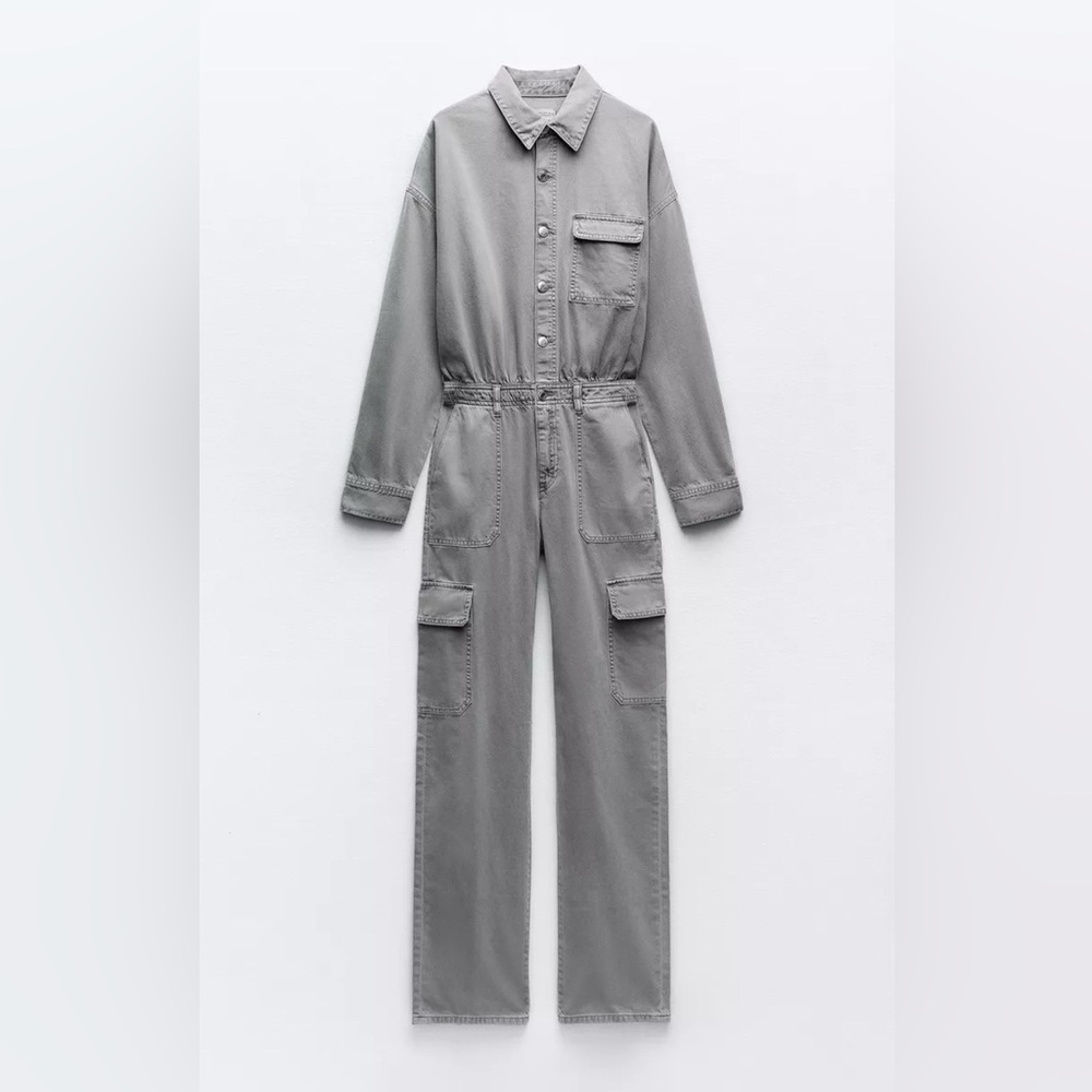 Zara Light Gray Jumpsuit